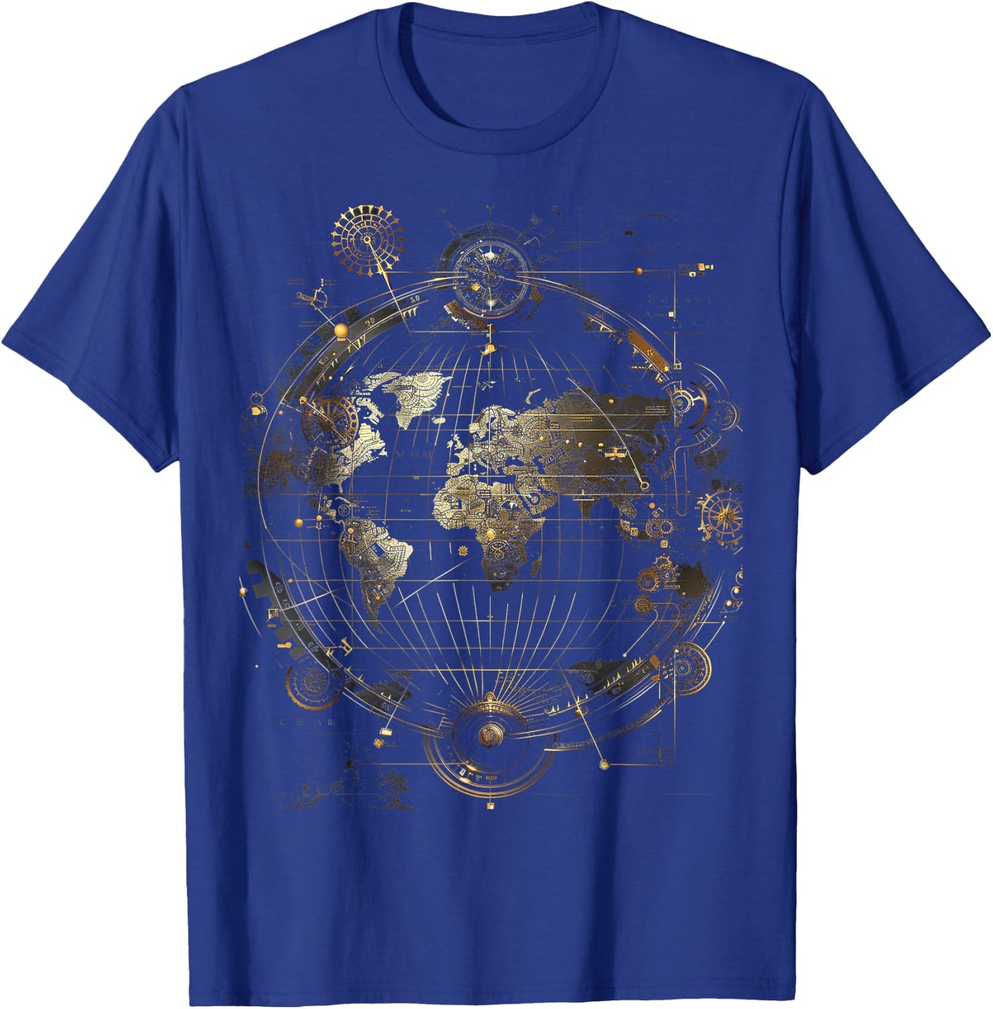 World Map T-Shirt - T-Shirt | Royal