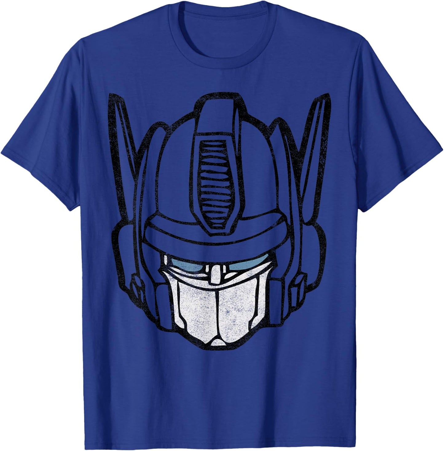 Transformers Optimus Prime Vintage Big Face T-Shirt - T-Shirt | Royal
