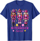 Leopard Nutcracker Squad Pink Christmas 2024 Pajamas Women T-Shirt - T-Shirt | Royal