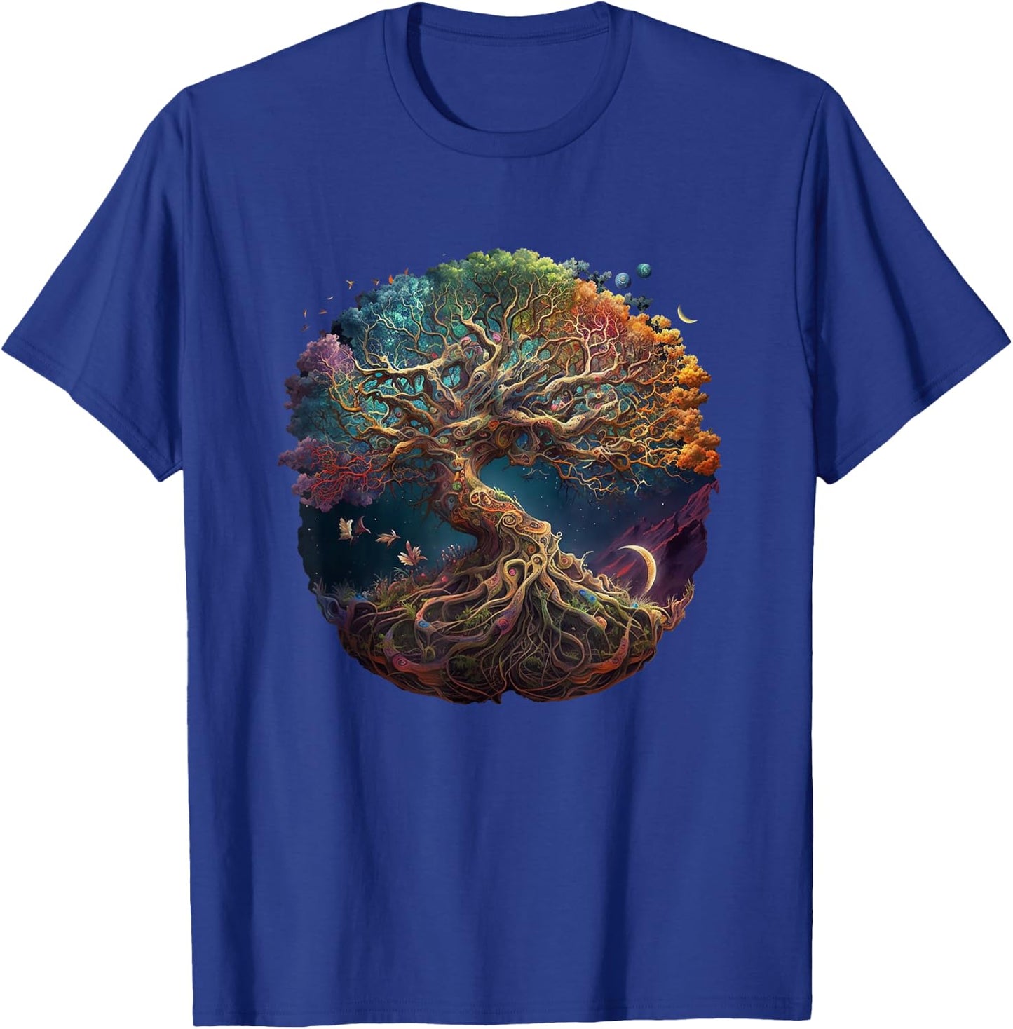 Tree Of Life Gift The Tree Of Life Meditation T-Shirt - T-Shirt | Royal