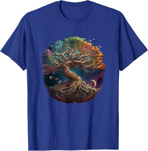 Tree Of Life Gift The Tree Of Life Meditation T-Shirt - T-Shirt | Royal