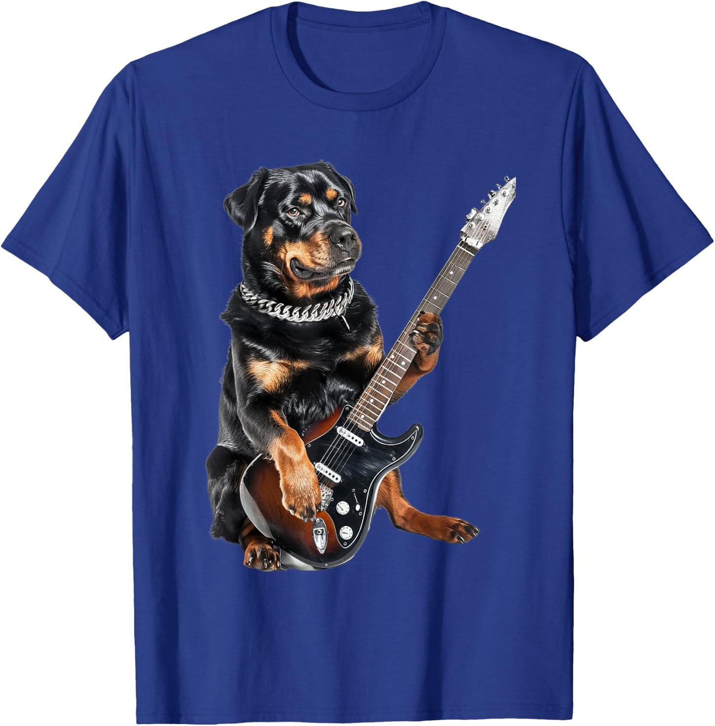 Rottweiler Guitar T-Shirt - T-Shirt | Royal