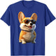 Corgi with Sunglasses Welsh Corgis Dogs Cute Welsh Corgi T-Shirt - T-Shirt | Royal