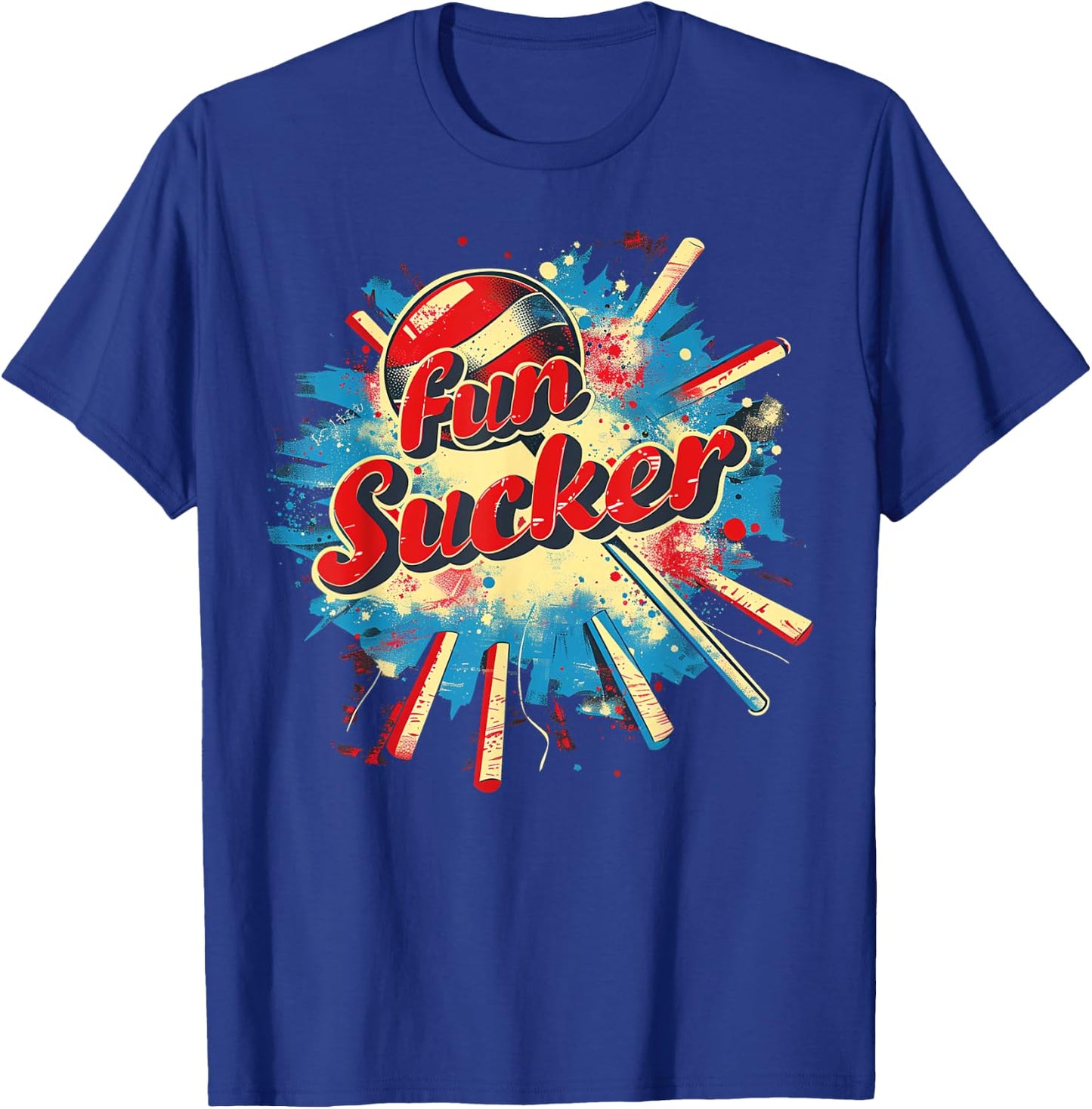 Fun Sucker Humor Design, Playful Lollipop Art T-Shirt - T-Shirt | Royal