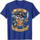 Let The Pirate Shenanigans Begin Jolly Roger Pirate Raccoon T-Shirt - T-Shirt | Royal