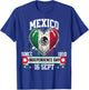 Mexico Flag Vintage Mexican Men Women Patriotic Mexican Flag T-Shirt - T-Shirt | Royal