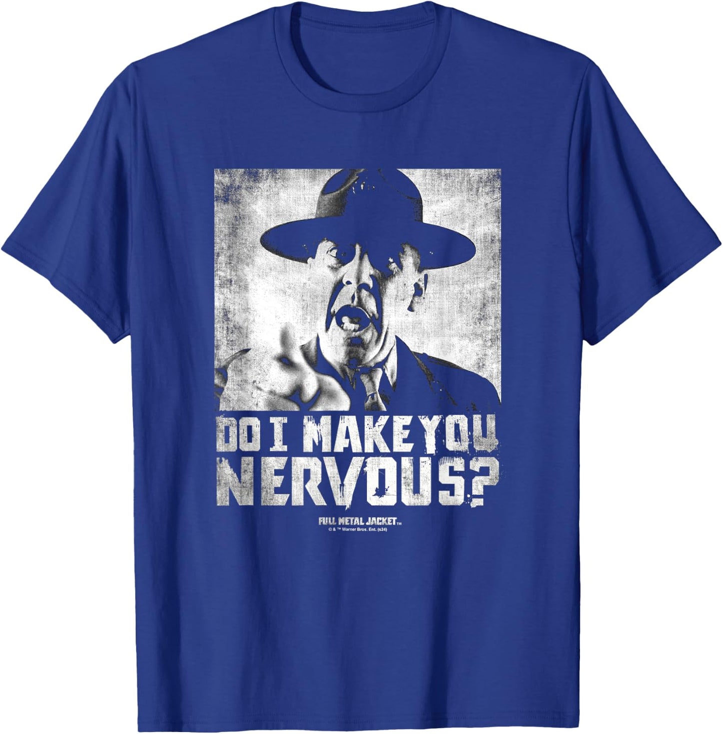 Full Metal Jacket Do I Make You Nervous T-Shirt - T-Shirt | Royal