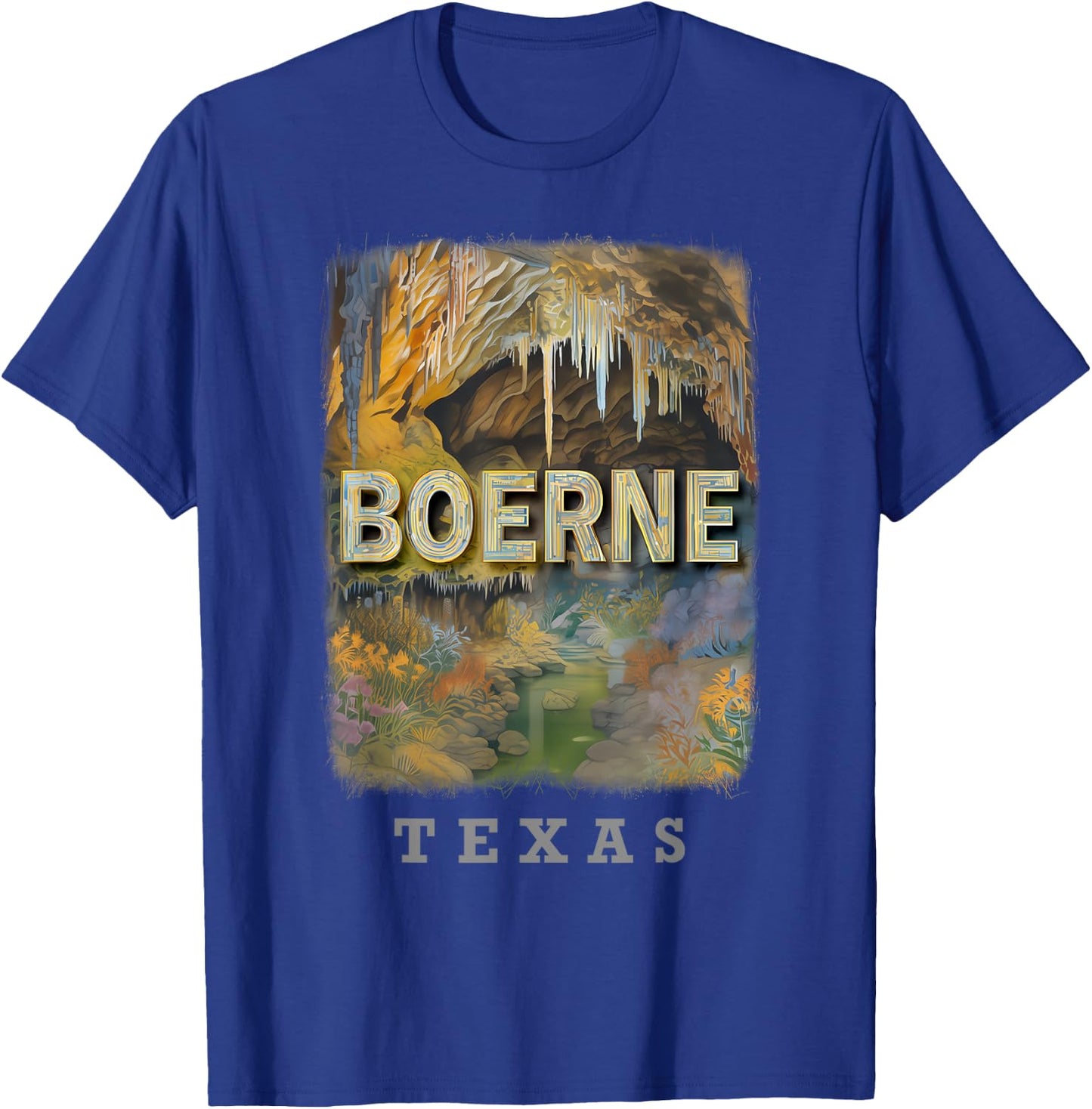 Boerne Texas TX Cave Without a Name Majesty SD812 T-Shirt - T-Shirt | Royal