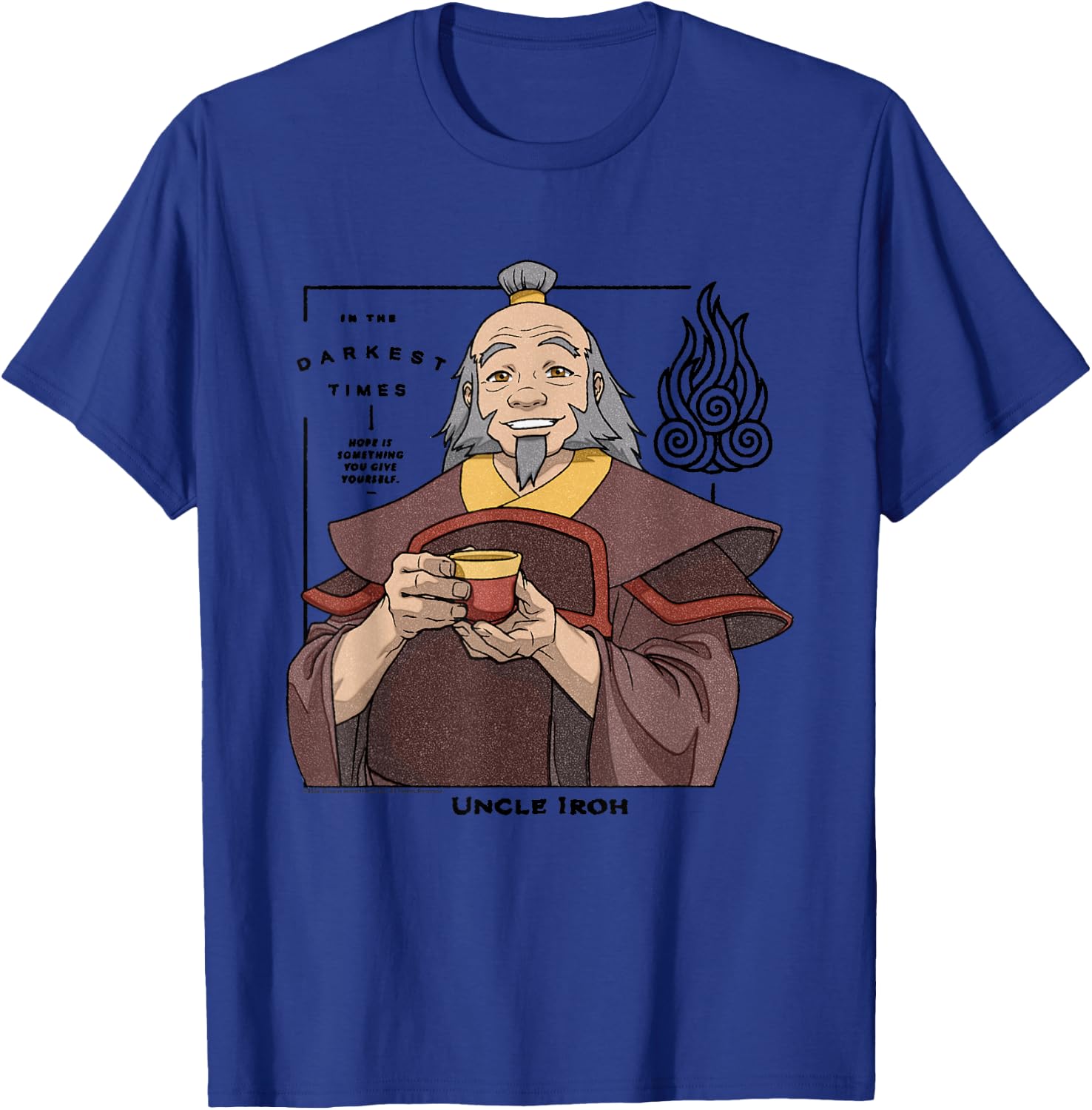 Avatar The Last Airbender Uncle Iroh Firebending Master T-Shirt - T-Shirt | Royal