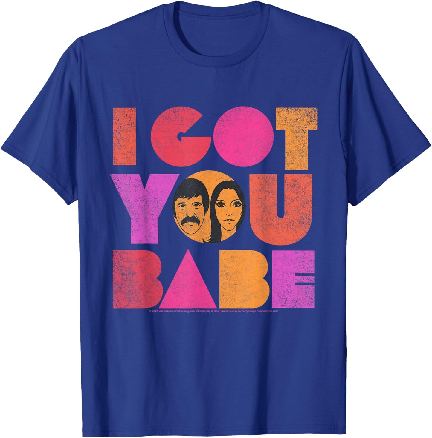 Sonny and Cher I Got You Babe T-Shirt - T-Shirt | Royal
