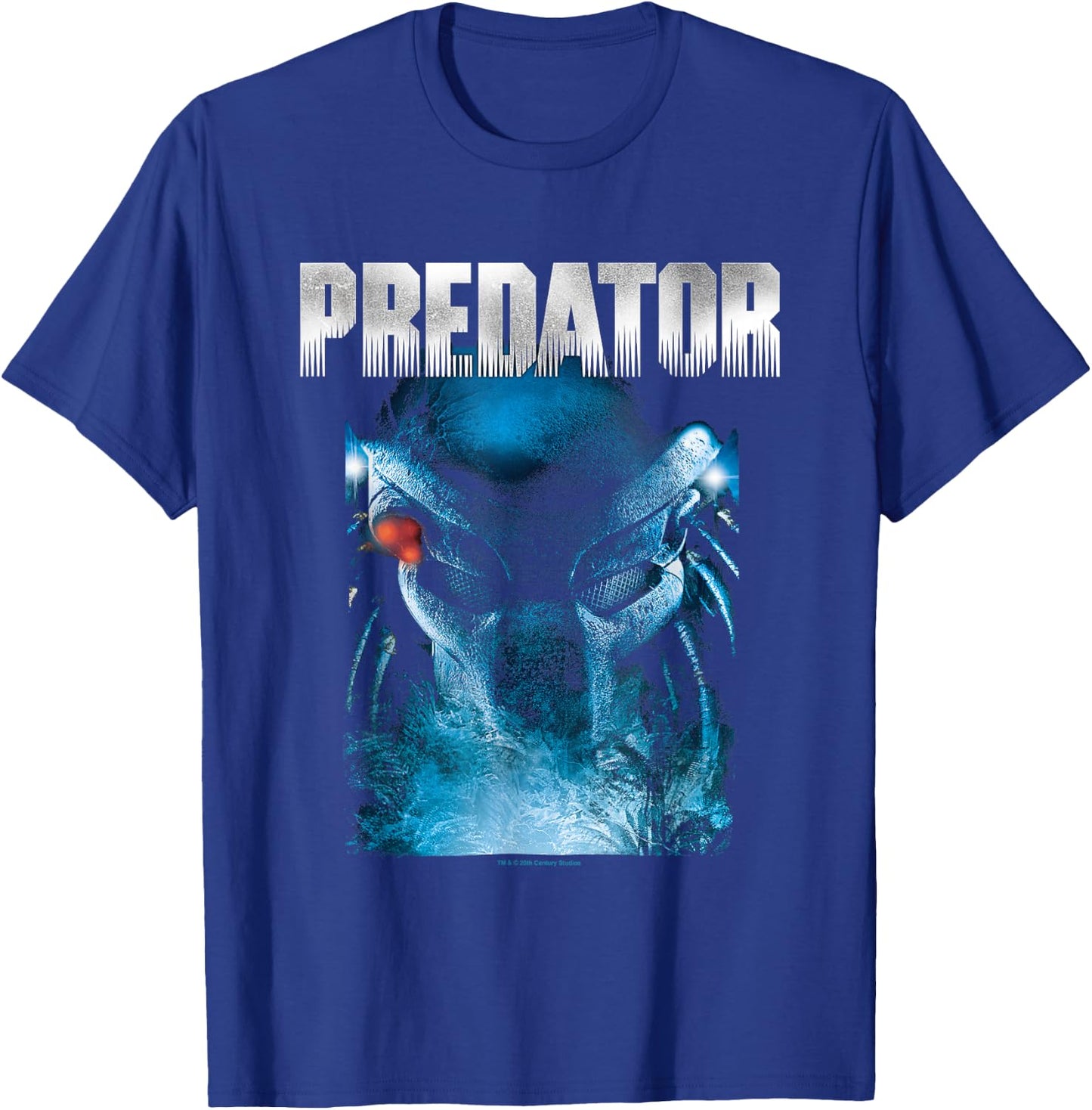 Aliens Iconic Epic Predator Big Face Chest Big Poster T-Shirt - T-Shirt | Royal