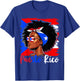 Puerto Rican Girl Puerto Rico Flag Proud Boricua Women T-Shirt - T-Shirt | Royal