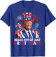 Donald Trump Patriotic Firework Make 4th Of July Great Again T-Shirt - T-Shirt | Royal