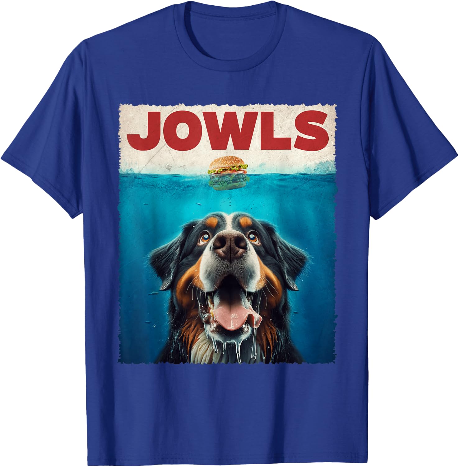 Bernese Mountain Dog Jowls Classic Adorable Animal Outfits Women Girls Kids T-Shirt - T-Shirt | Royal