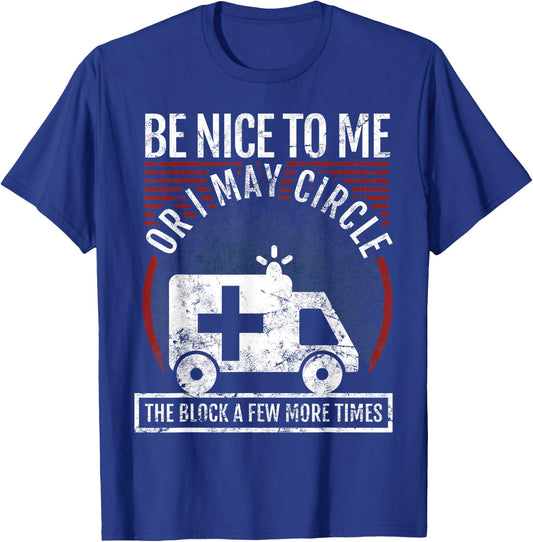 Funny EMT Design for a Paramedic T-Shirt - T-Shirt | Royal