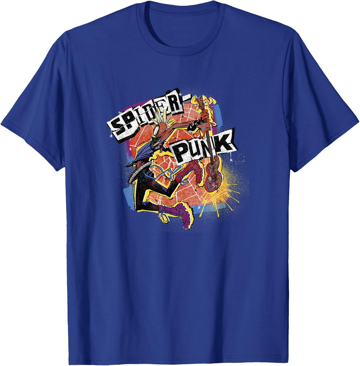 Marvel Spider-Man Across The Spider-Verse Part 1 Spider-Punk T-Shirt - T-Shirt | Royal