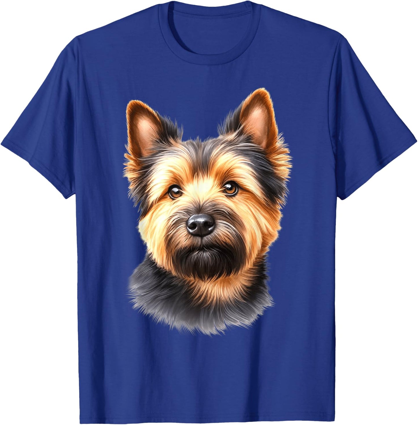 Norwich Terrier Puppy Dog Portrait T-Shirt - T-Shirt | Royal