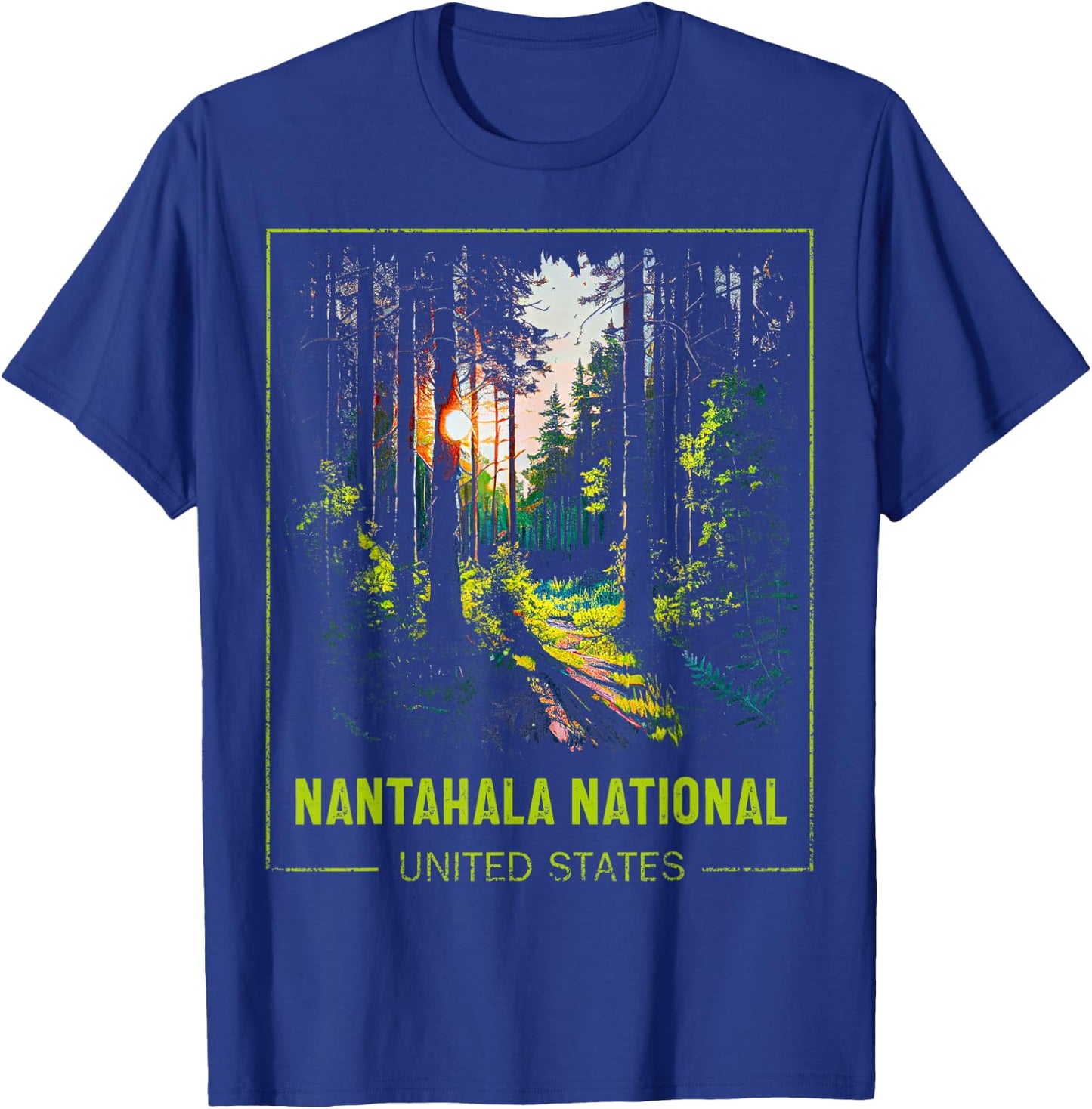 Nantahala National United States T-Shirt - T-Shirt | Royal