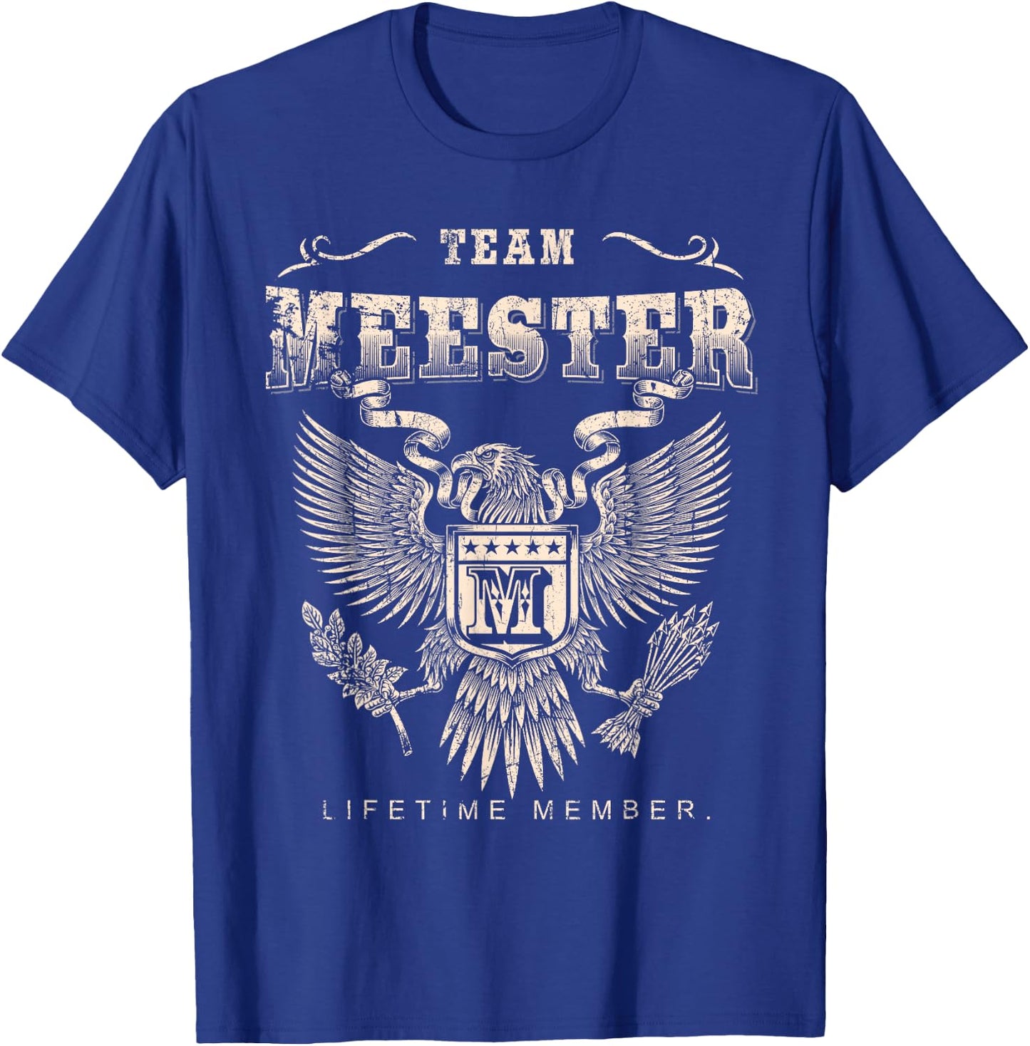 Team Meester Lifetime Member - Meester Name T-Shirt - T-Shirt | Royal