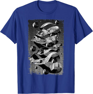 Star Wars Darth Vader M.C. Escher Style Artistic Poster T-Shirt - T-Shirt | Royal