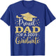 Dad Senior 2025 Proud Dad of A Class of 2025 Graduate T-Shirt - T-Shirt | Royal