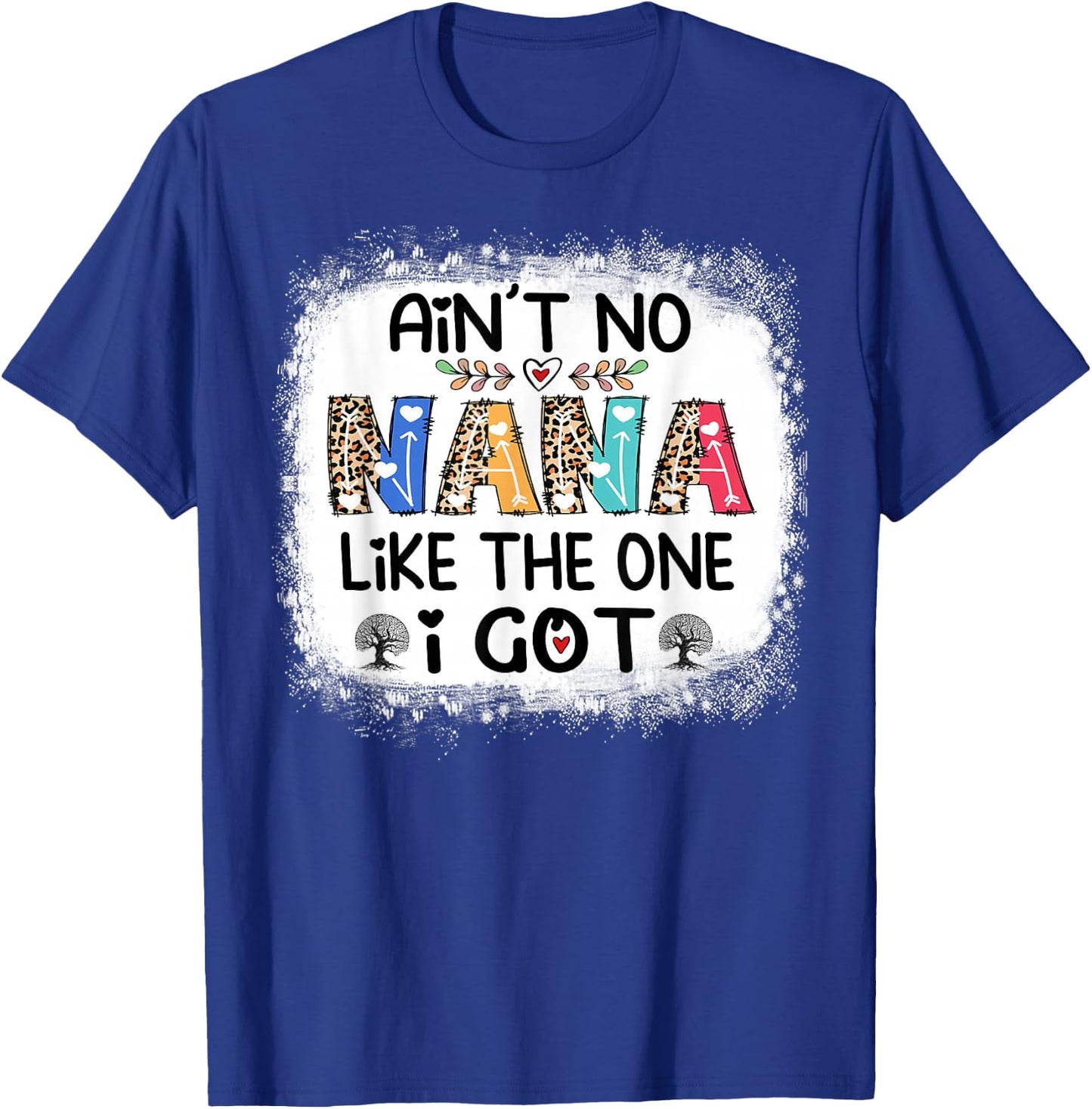 Ain't No Nana Like The One I Got Cute Leopard Family Reunion T-Shirt - T-Shirt | Royal