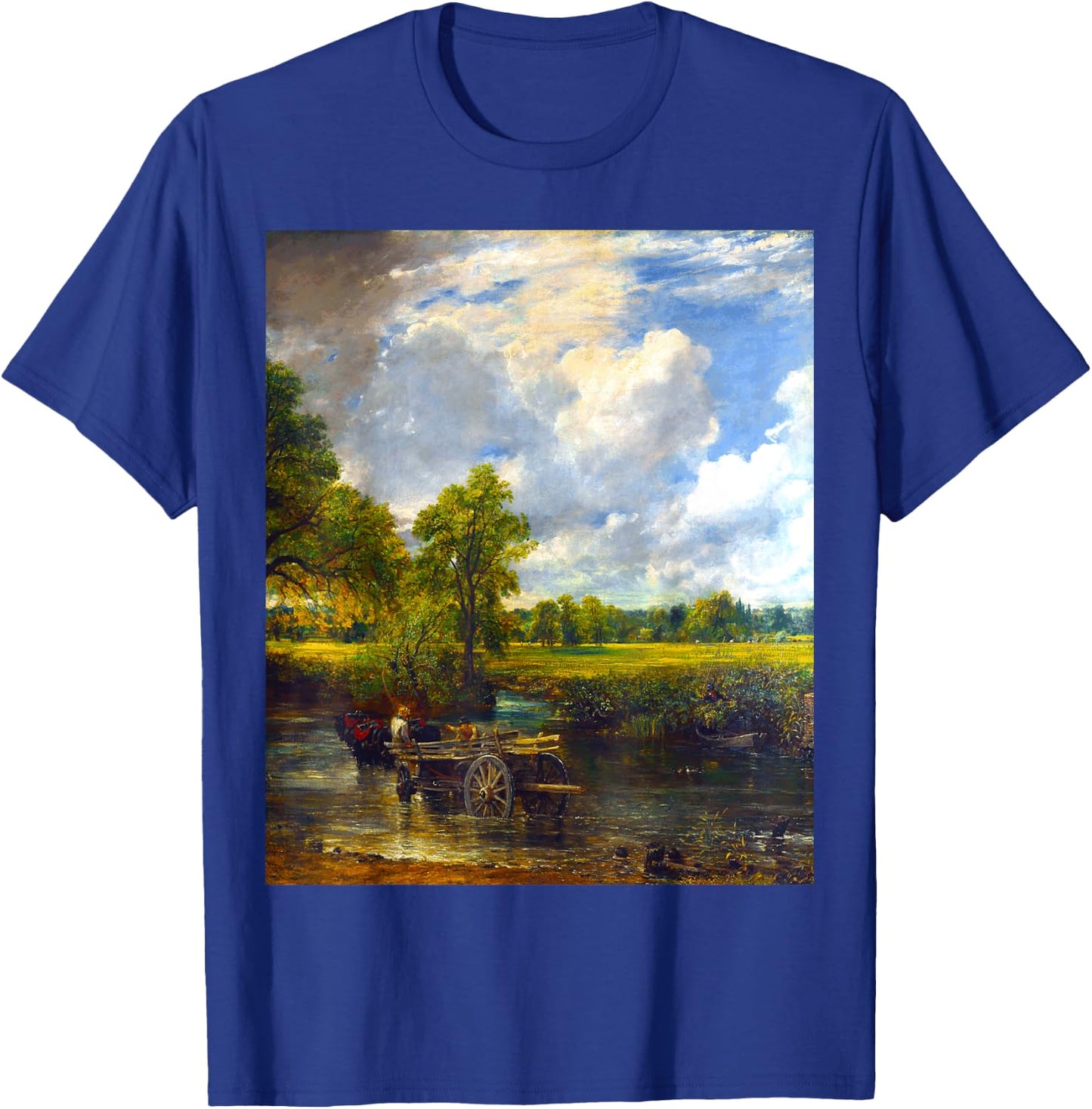 The Hay Wain John Constable Romanticism Landscape Art T-Shirt - T-Shirt | Royal
