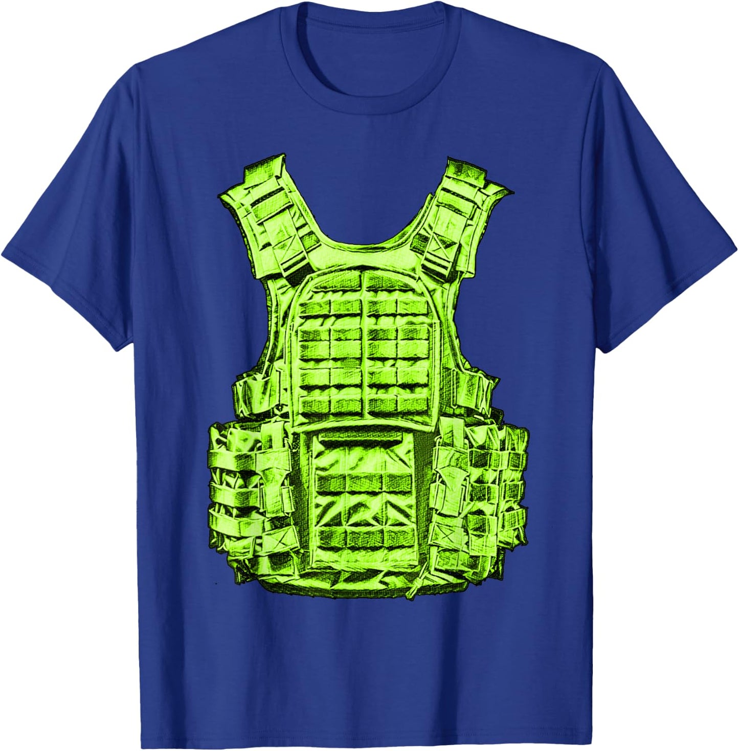Green Staying Ready Green Color Graphic T-Shirt - T-Shirt | Royal