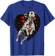Dalmatian Love Heart for Valentines Day on Dalmatian Lover T-Shirt - T-Shirt | Royal