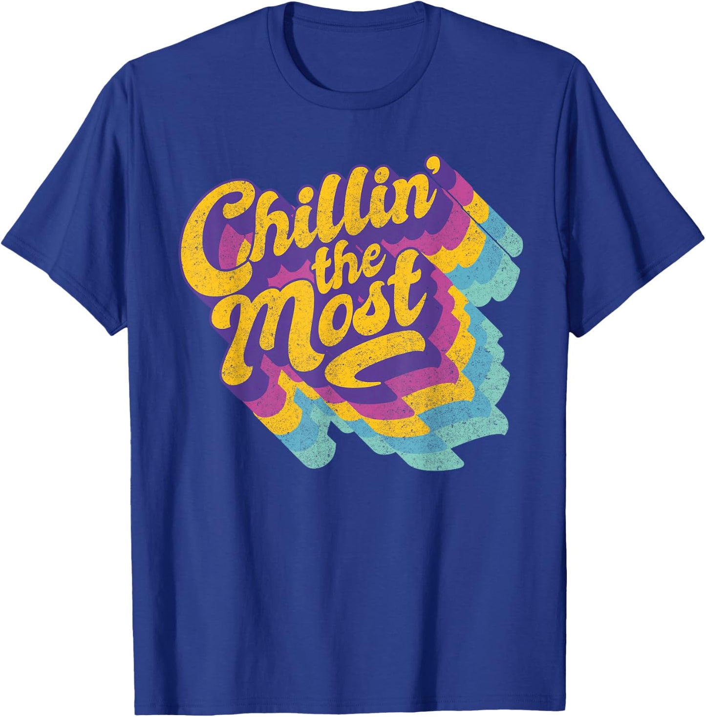 Chillin' the Most relaxing summer vibes Men Women Kids T-Shirt - T-Shirt | Royal