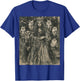Vintage Witch Sorceress With Raptor Owl Birds Goth Gothic T-Shirt - T-Shirt | Royal
