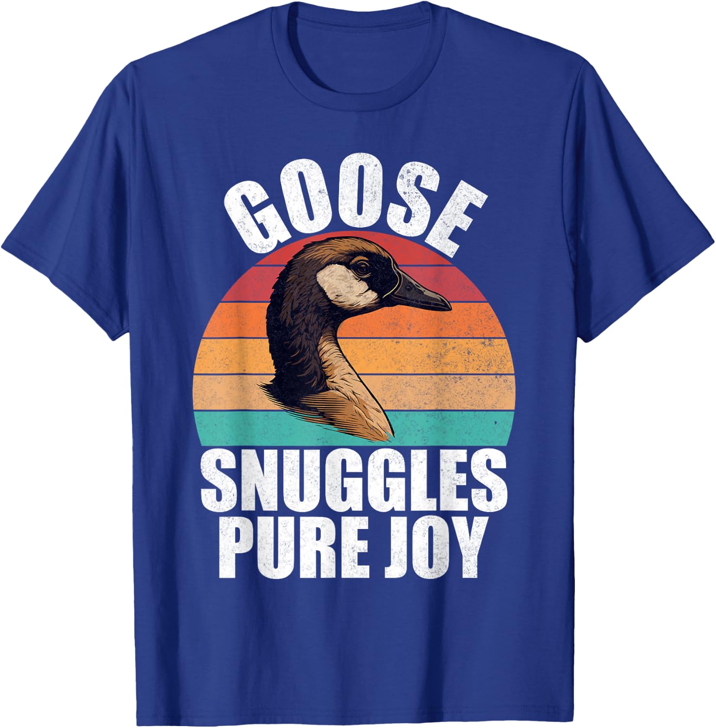 Goose Snuggles pure Joy Goose T-Shirt - T-Shirt | Royal