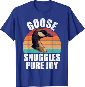 Goose Snuggles pure Joy Goose T-Shirt - T-Shirt | Royal