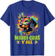 Dachshund Dog Mardi Gras Y'all With Beads Mask Colorful T-Shirt - T-Shirt | Royal