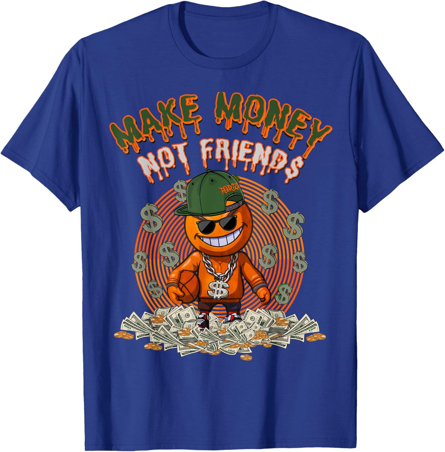 Olive Army Solar Orange | Orange Olive Sneaker Matching T-Shirt - T-Shirt | Royal
