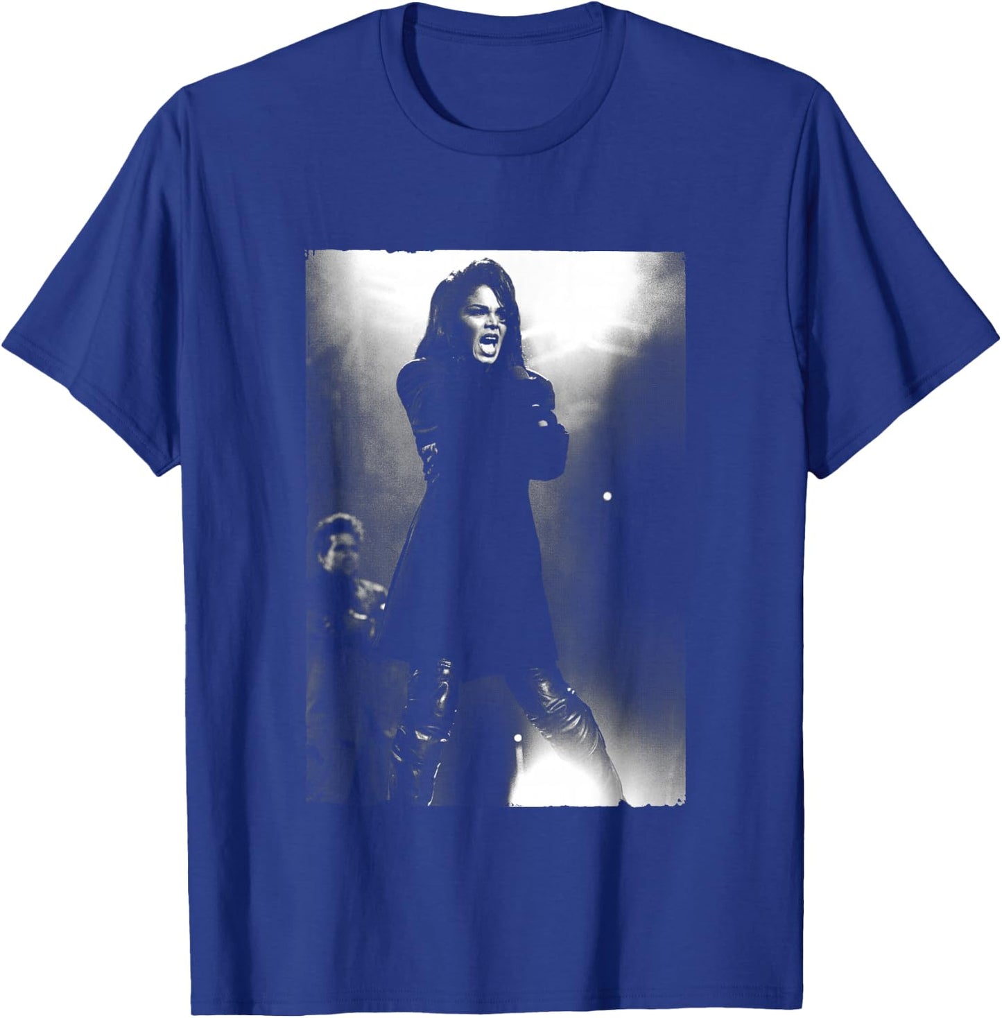 Janet Jackson Singing Live by Stephen Wright T-Shirt - T-Shirt | Royal