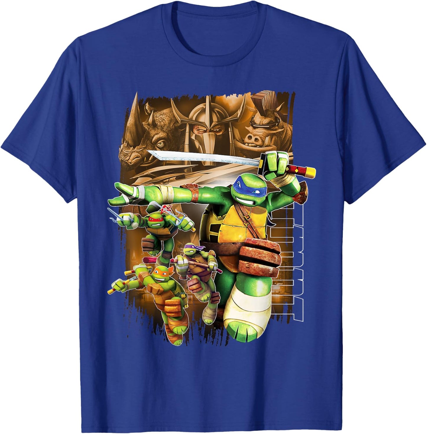 Teenage Mutant Ninja Turtles Good Vs. Evil T-Shirt - T-Shirt | Royal