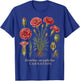 Carnation Botanical Flower Vintage Style T-Shirt - T-Shirt | Royal