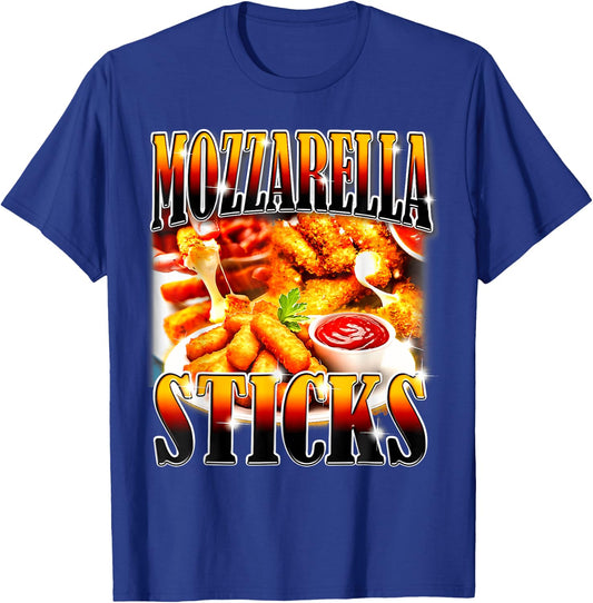 Bootleg Rap Funny Chicken Tenders Vintage 90s Heavy Metal T-Shirt - T-Shirt | Royal