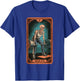 Tarot Skeleton Card Deadlifts Powerlifting Weightlifting Gym T-Shirt - T-Shirt | Royal