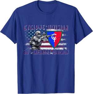 38th Infantry Division 38th ID Cyclone Division Gifts T-Shirt - T-Shirt | Royal