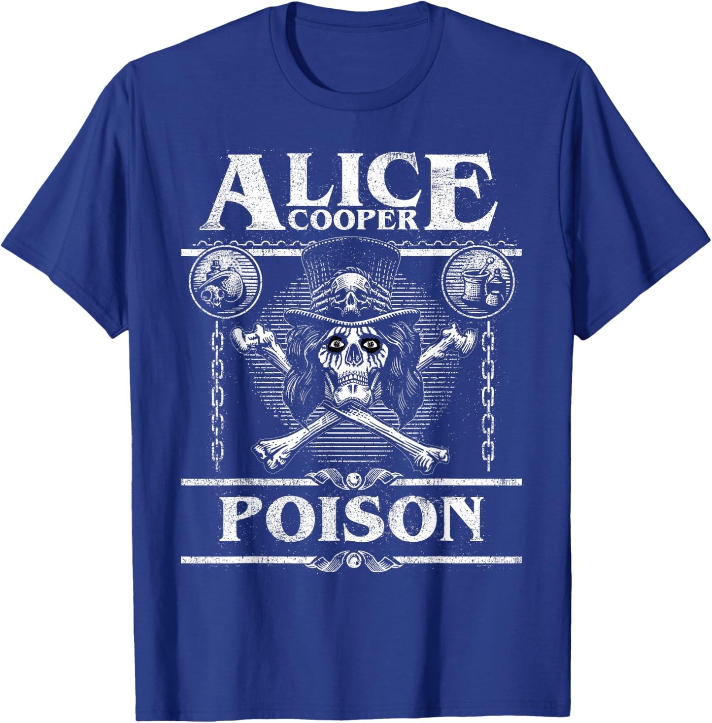 Alice Cooper – Poison Label T-Shirt - T-Shirt | Royal