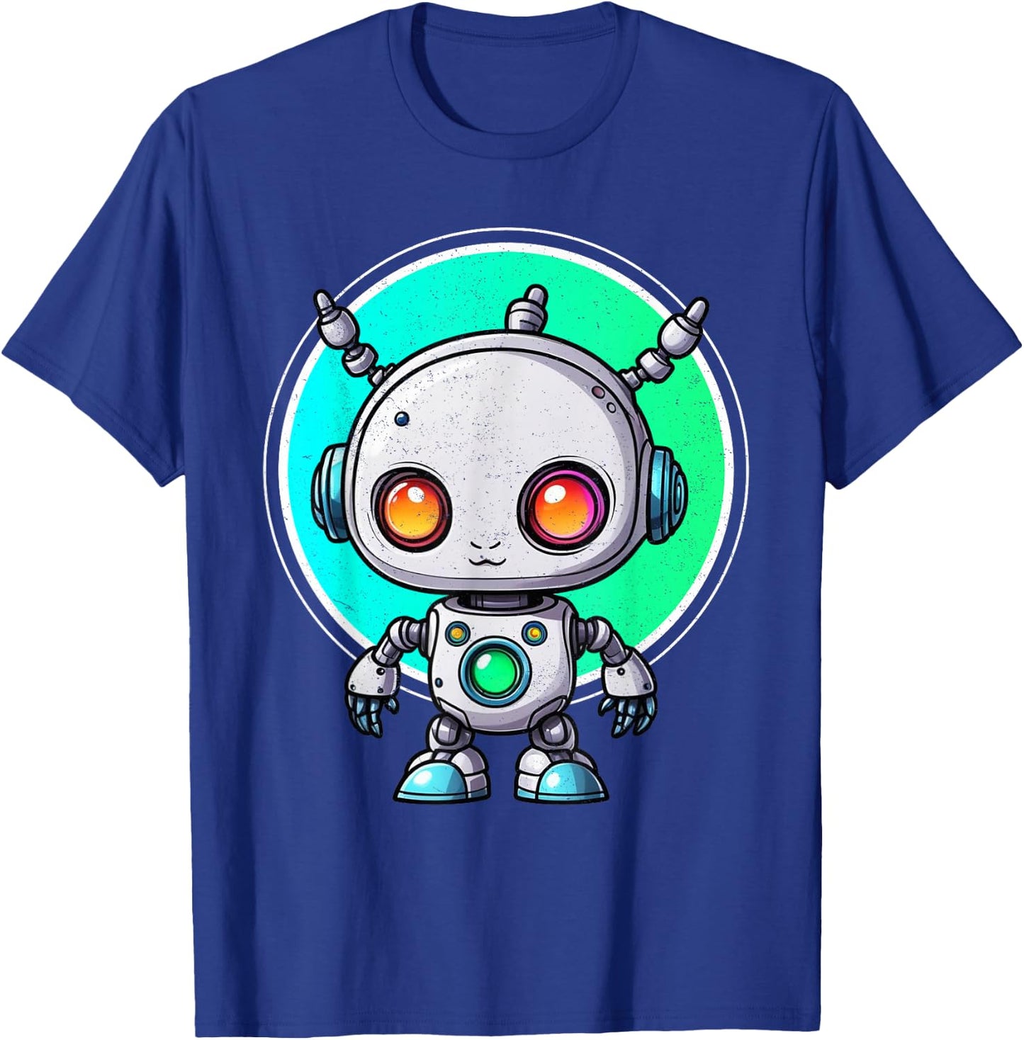 Robot For Kids Boys Girls Robotics Engineer T-Shirt - T-Shirt | Royal