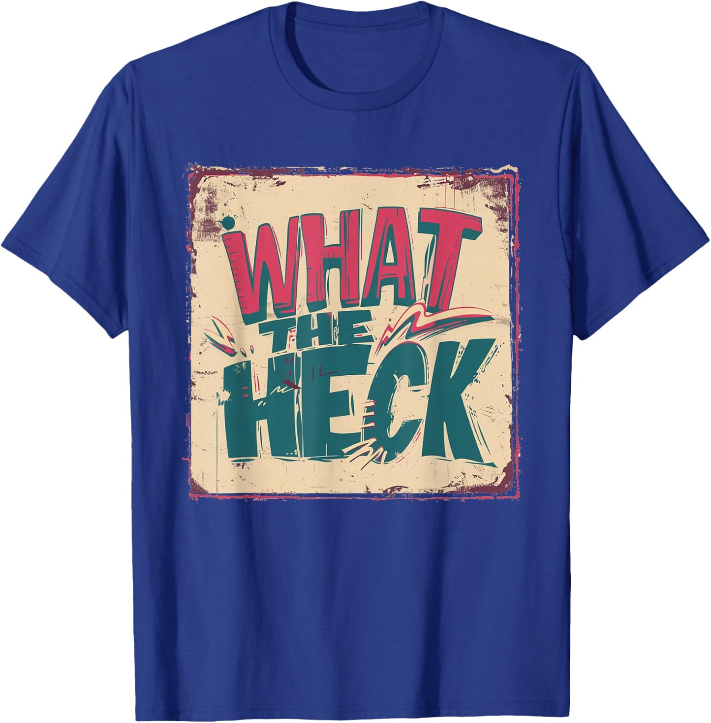 Nice What the Heck Costume for Boys and Girls T-Shirt - T-Shirt | Royal
