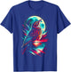 Colorful Lark Bird Spirit Animal Cool Illustration T-Shirt - T-Shirt | Royal