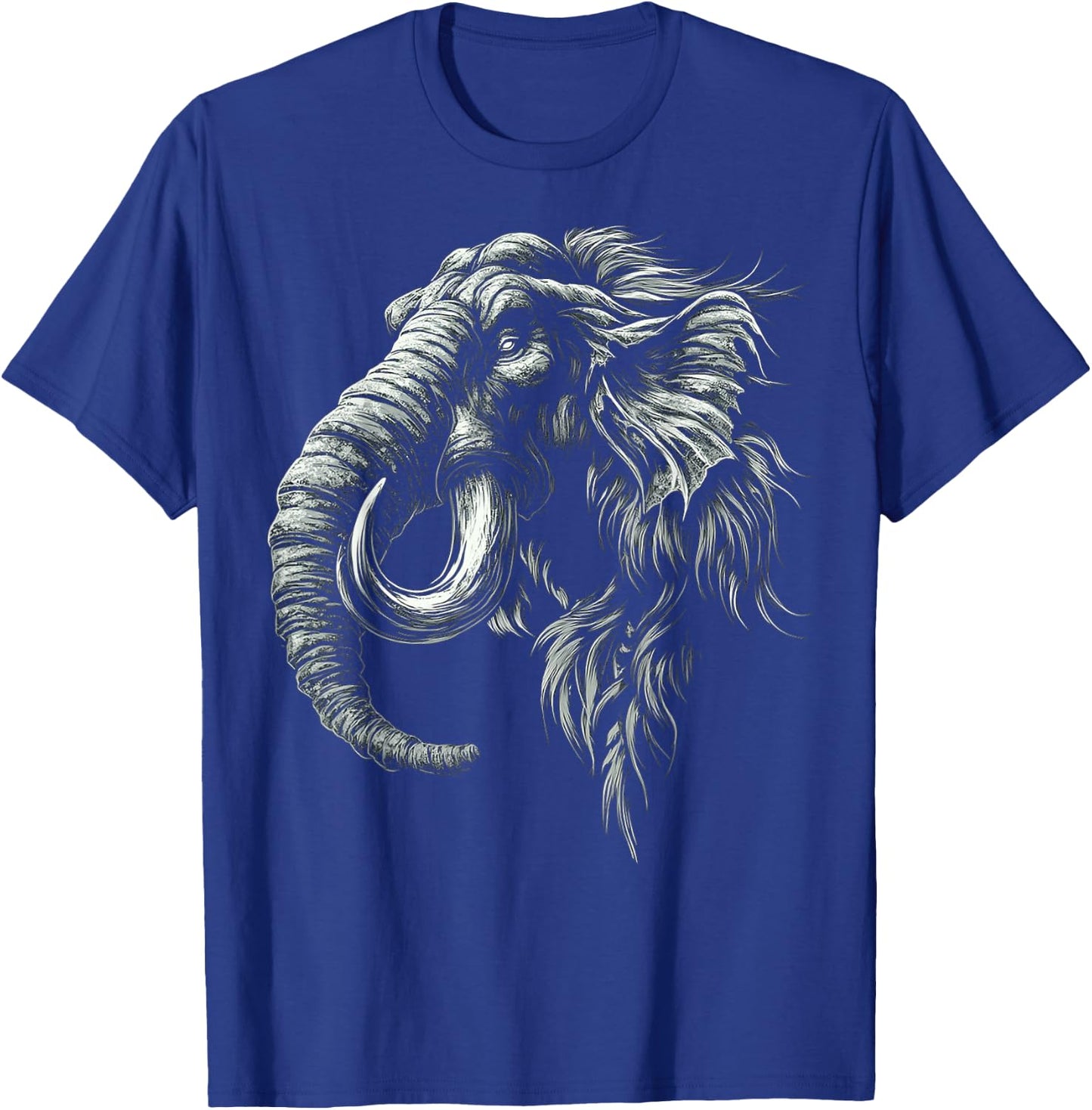 Mammoth Mythical Motif Fantasy Art Mammoth T-Shirt - T-Shirt | Royal
