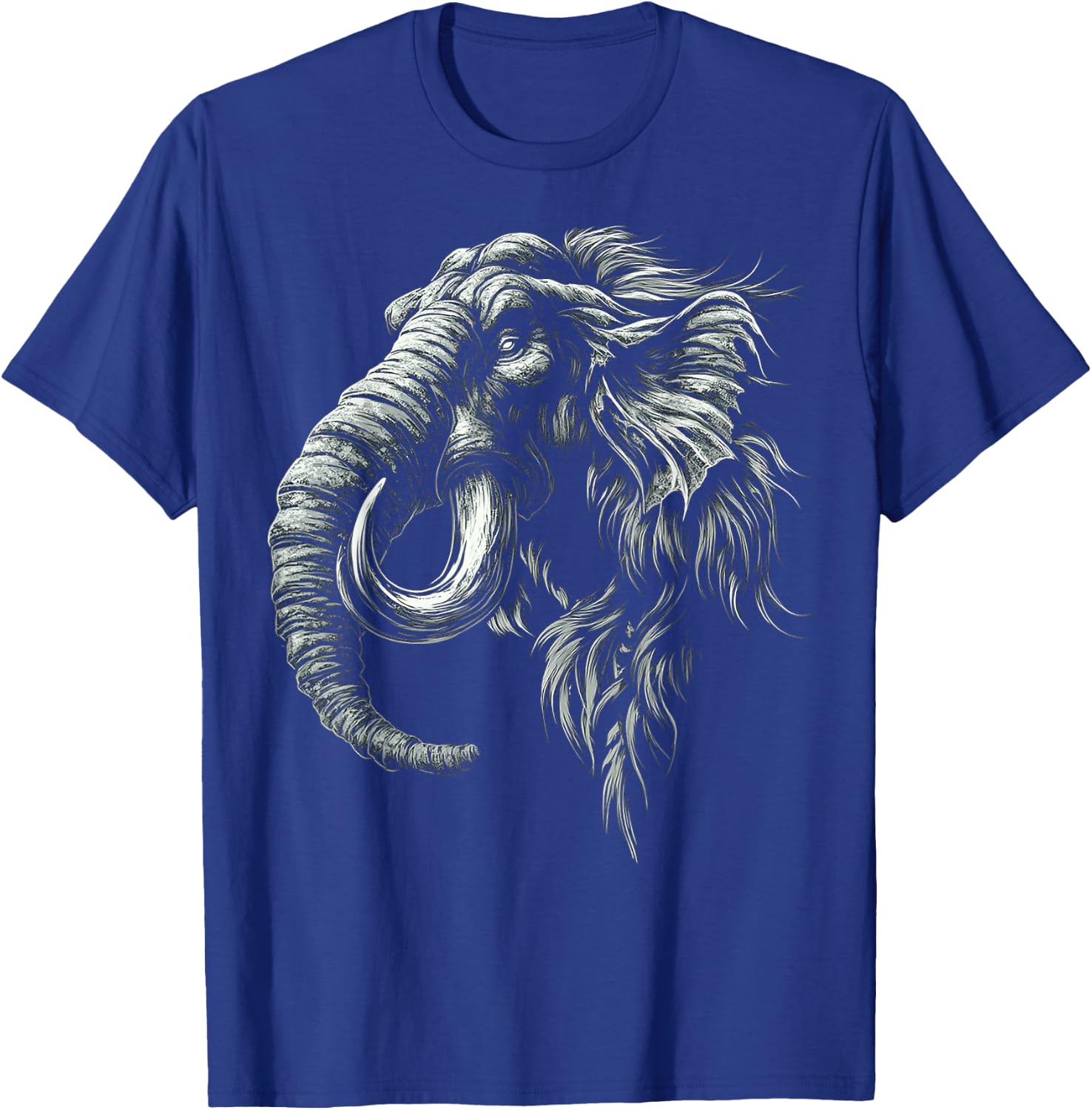 Mammoth Mythical Motif Fantasy Art Mammoth T-Shirt - T-Shirt | Royal