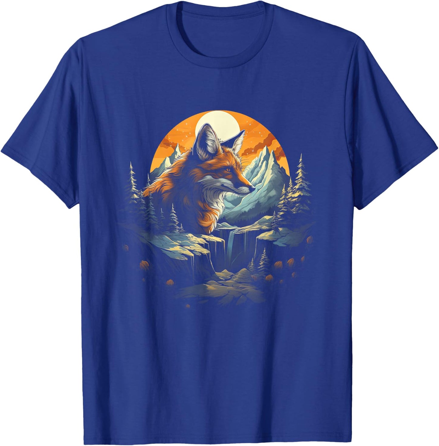 Fox Foxes Animal T-Shirt - T-Shirt | Royal