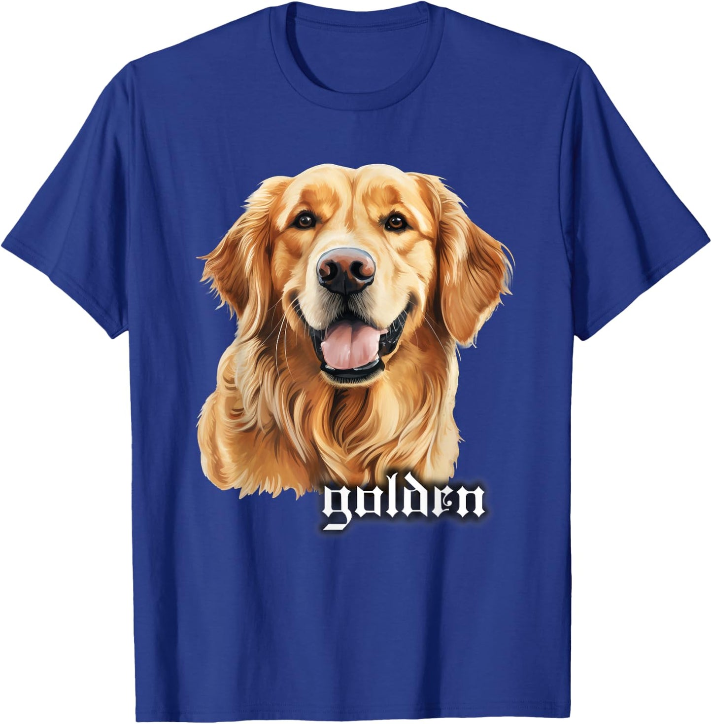 Golden Retriever Portrait T-Shirt - T-Shirt | Royal
