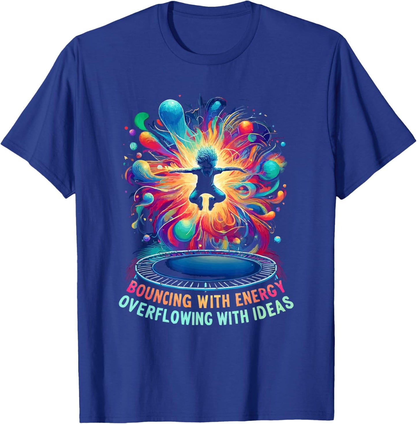 AuDHD Autism ADHD Autistic Spectrum Neurodiversity T-Shirt - T-Shirt | Royal